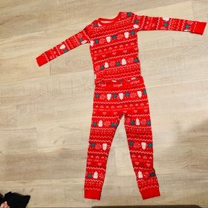 Red and Green Holidays Kids pajamas